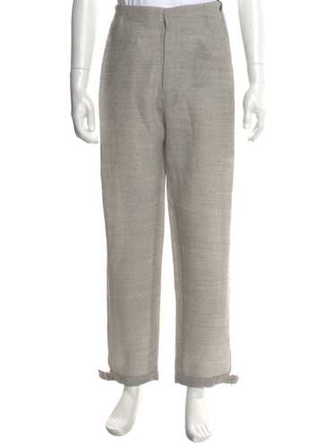 emporio armani baggy slacks グレー EMPORIO ARMANI FASHION TROUSERS | REVERSIBLE