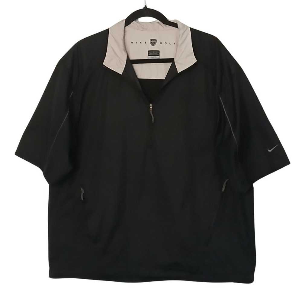 Nike Nike Climafit Golf Shirt Large Black Tan Con… - image 1