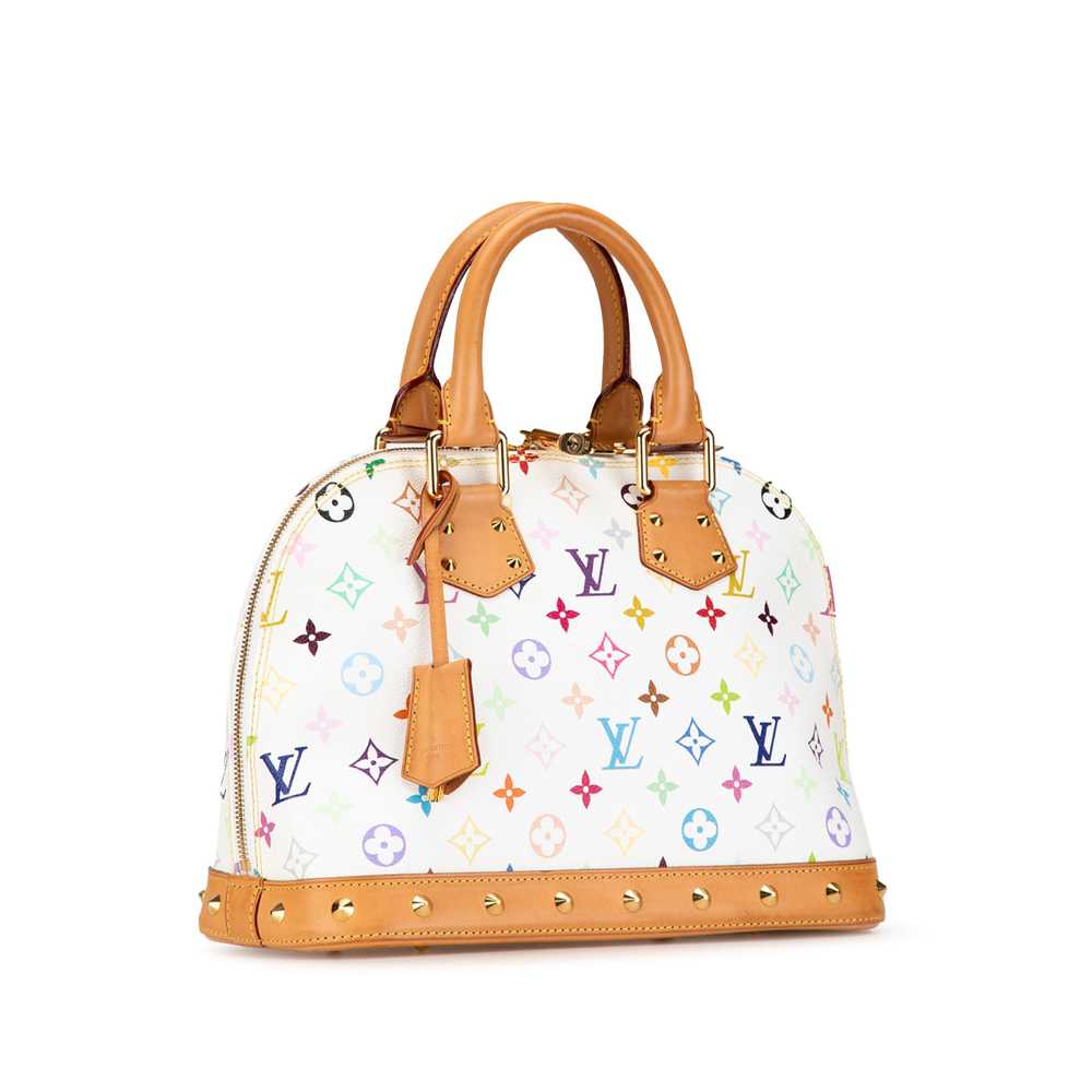 White Louis Vuitton Monogram Multicolore Alma PM … - image 2