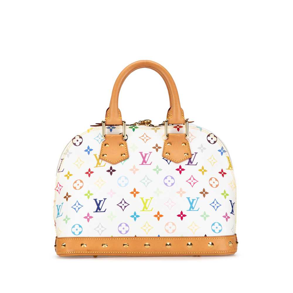 White Louis Vuitton Monogram Multicolore Alma PM … - image 3