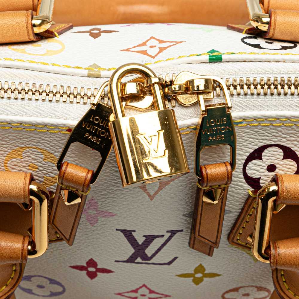 White Louis Vuitton Monogram Multicolore Alma PM … - image 9