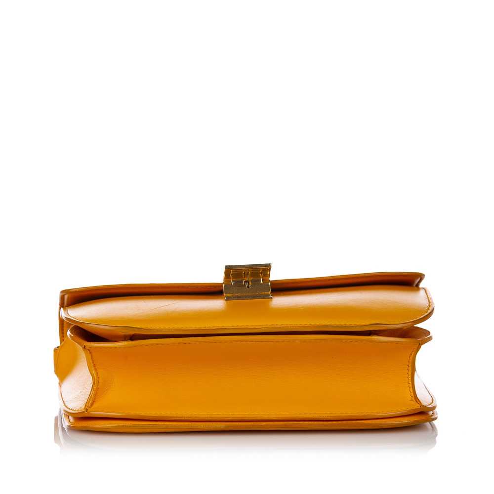 Yellow Celine Medium Classic Box Leather Crossbod… - image 4