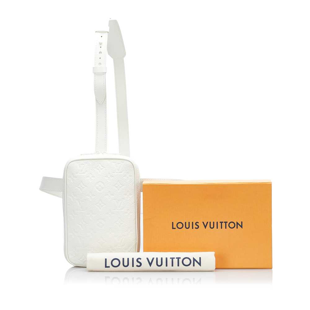 White Louis Vuitton Monogram Taurillon Utility Si… - image 10