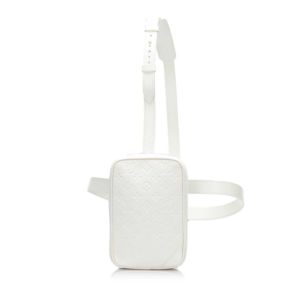 White Louis Vuitton Monogram Taurillon Utility Si… - image 1