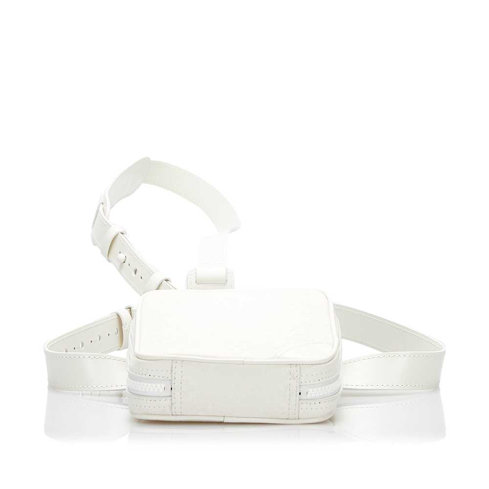 White Louis Vuitton Monogram Taurillon Utility Si… - image 4