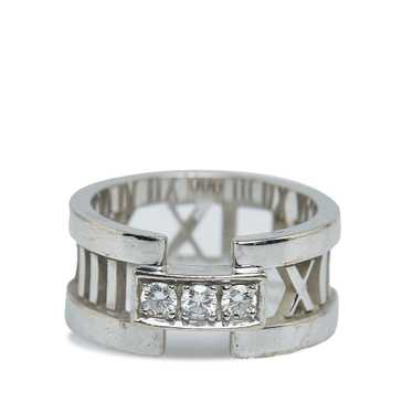 Silver Tiffany Atlas Diamond Ring