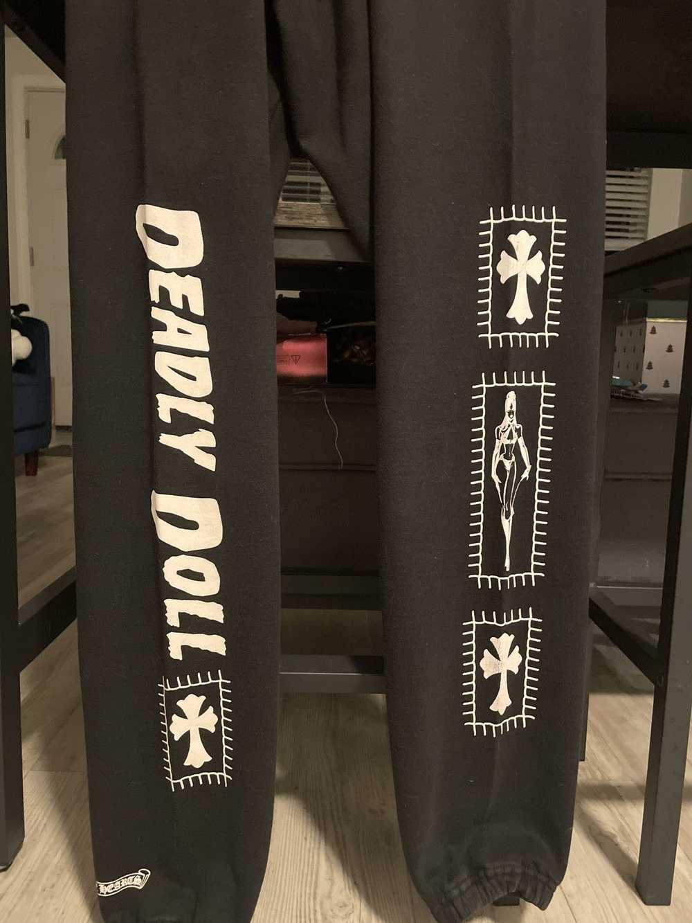 Chrome Hearts Deadly doll sweatpants - image 1