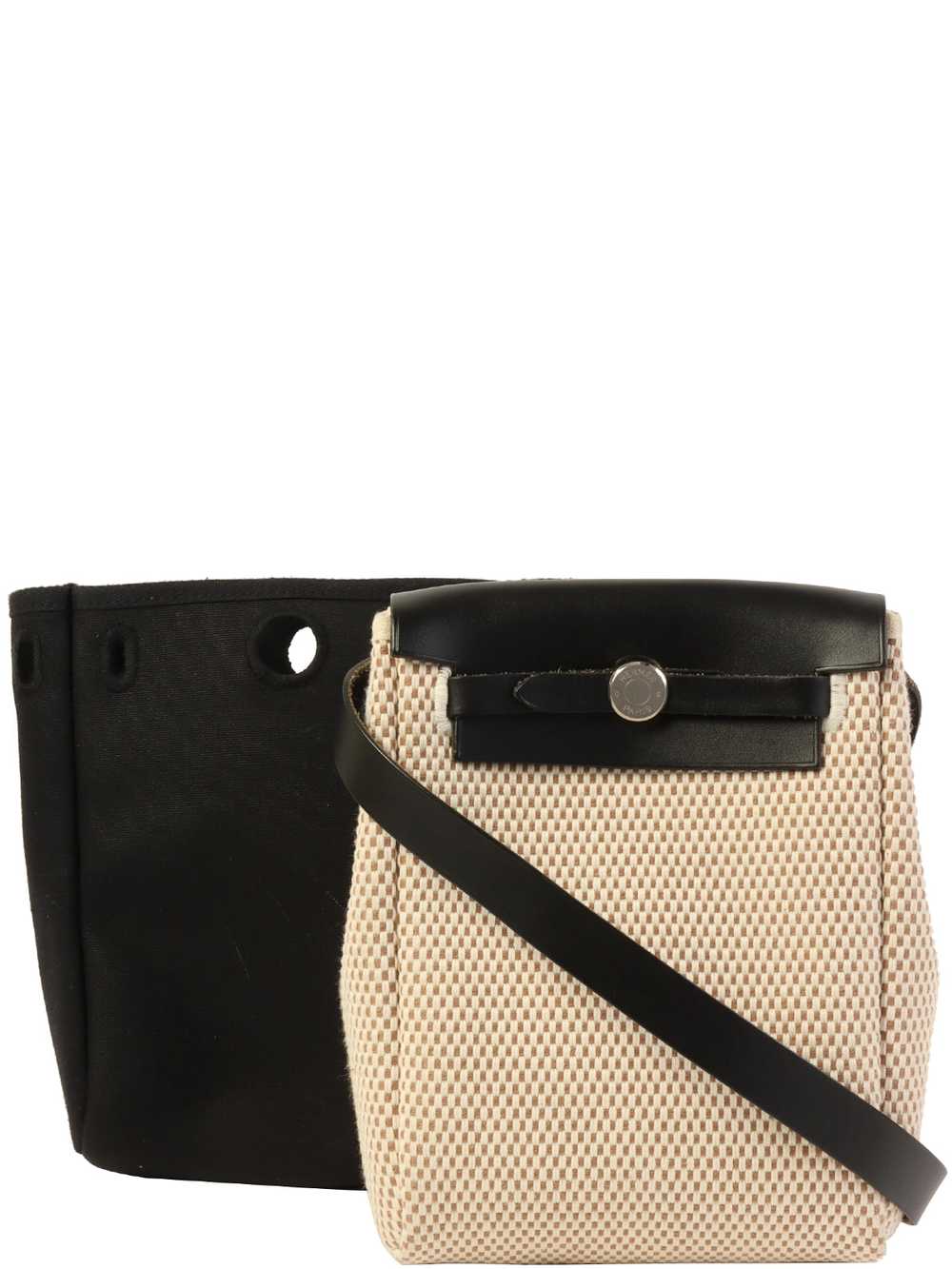 HERMES 2004 Made Herbag Tpm Natural/Black - image 1