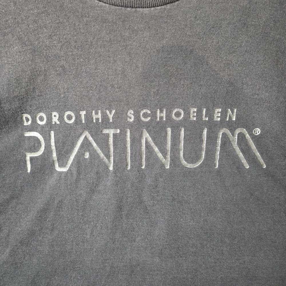 Delta Vintage Dorothy Schoelen Platinum T-shirt S… - image 3