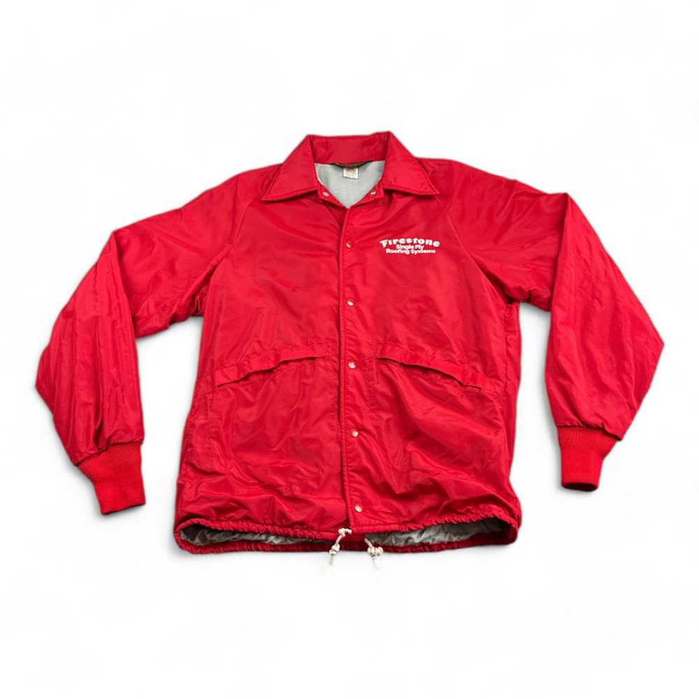 Dunbrooke × Vintage Vintage Firestone Jacket Red … - image 1