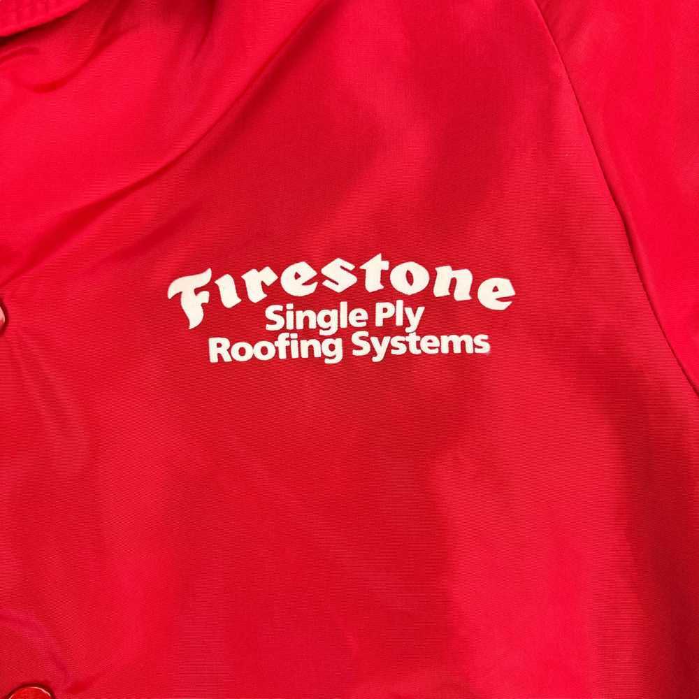 Dunbrooke × Vintage Vintage Firestone Jacket Red … - image 3