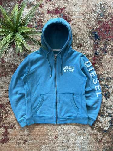 Mens diesel hoodie zip - Gem