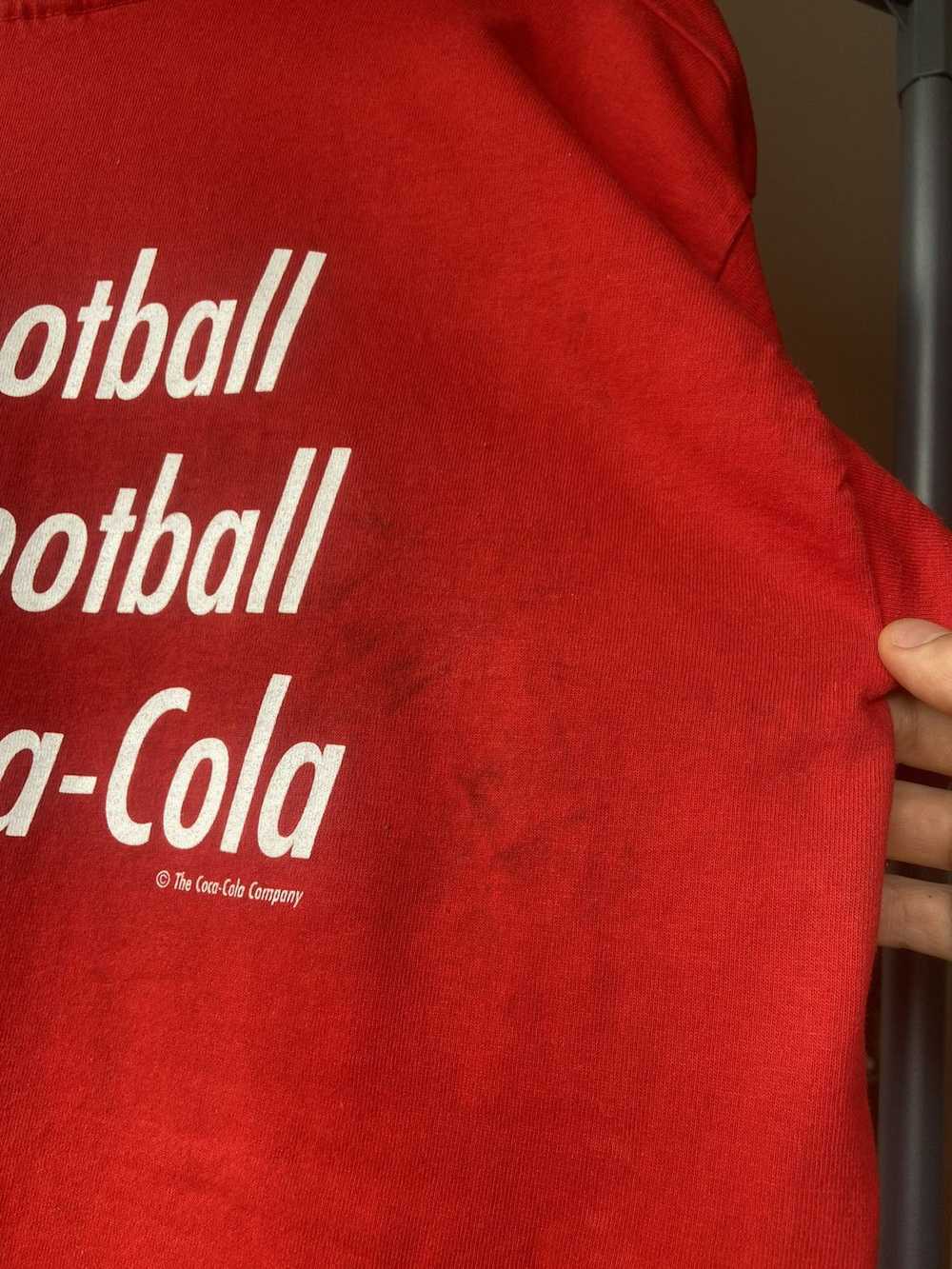 Coca Cola × Soccer Jersey × Vintage T-Shirt Coca … - image 8