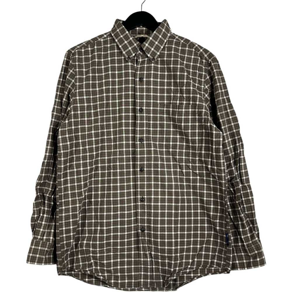 Chaps Chaps Checkered Long Sleeve Button Down - image 1