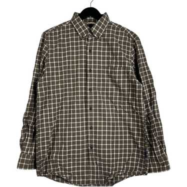 Chaps Chaps Checkered Long Sleeve Button Down - image 1