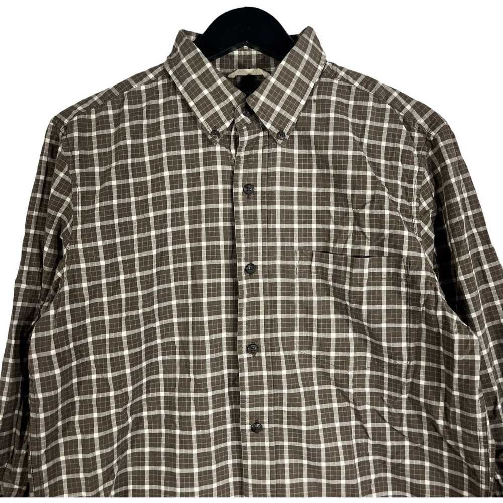 Chaps Chaps Checkered Long Sleeve Button Down - image 2