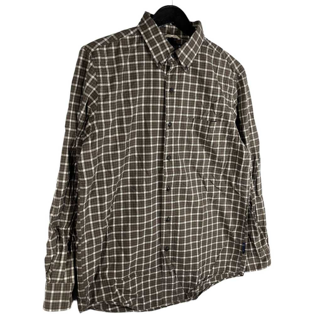 Chaps Chaps Checkered Long Sleeve Button Down - image 3