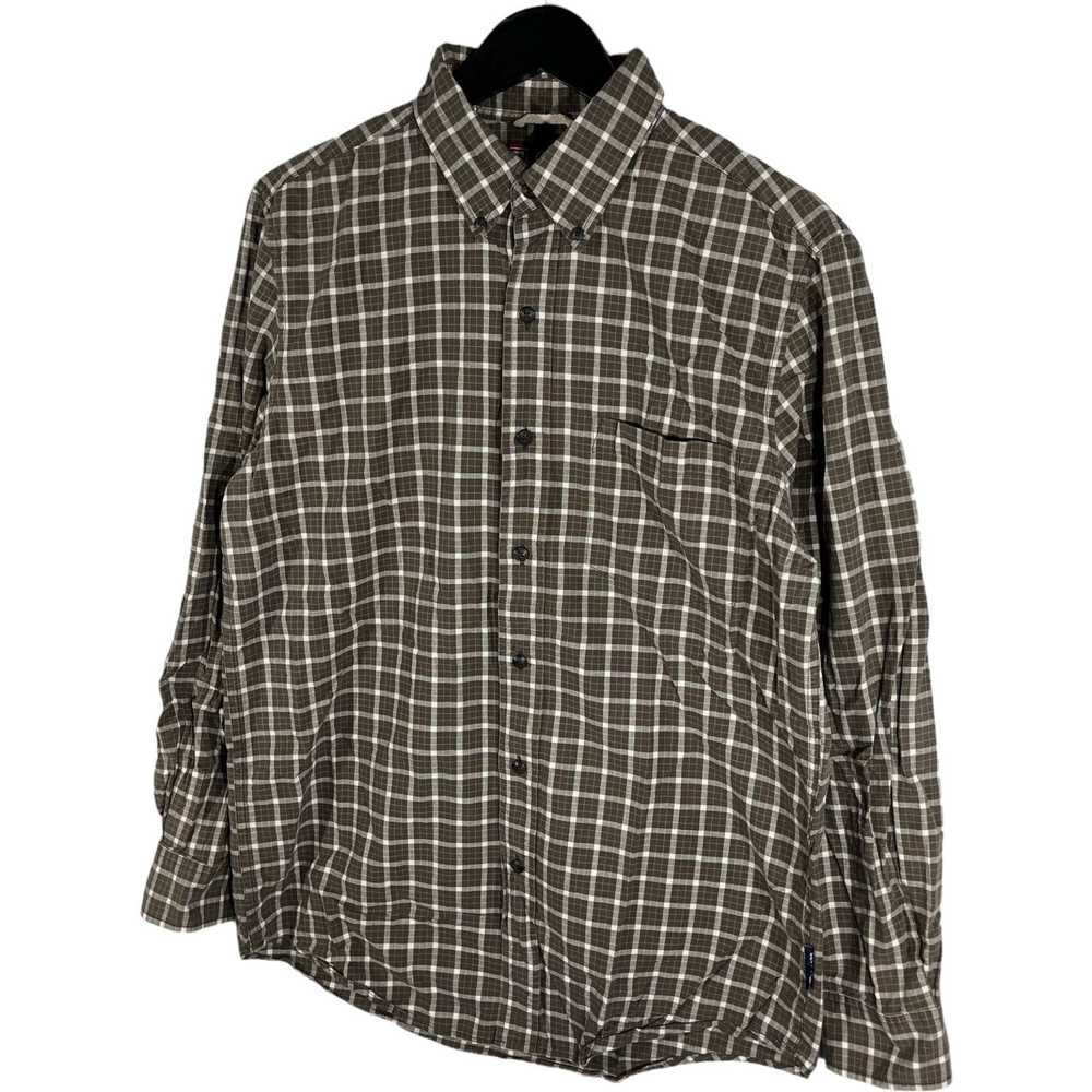 Chaps Chaps Checkered Long Sleeve Button Down - image 4