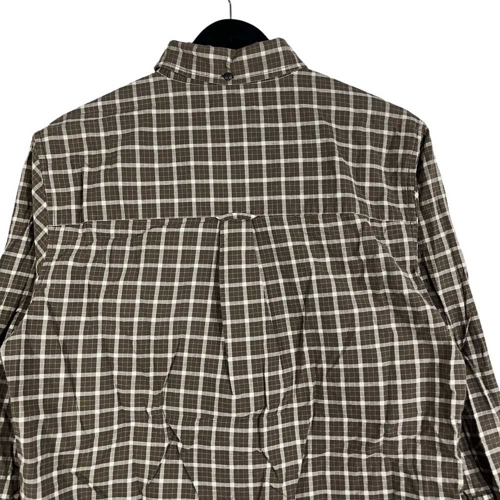 Chaps Chaps Checkered Long Sleeve Button Down - image 6