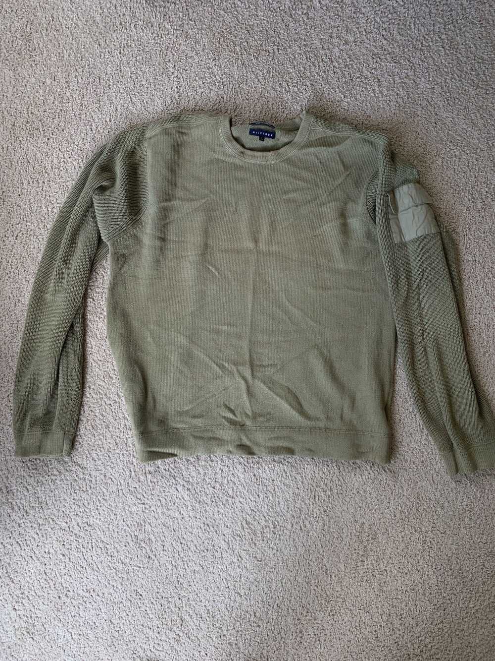 Tommy Hilfiger Army green Hilfiger sweater - image 1