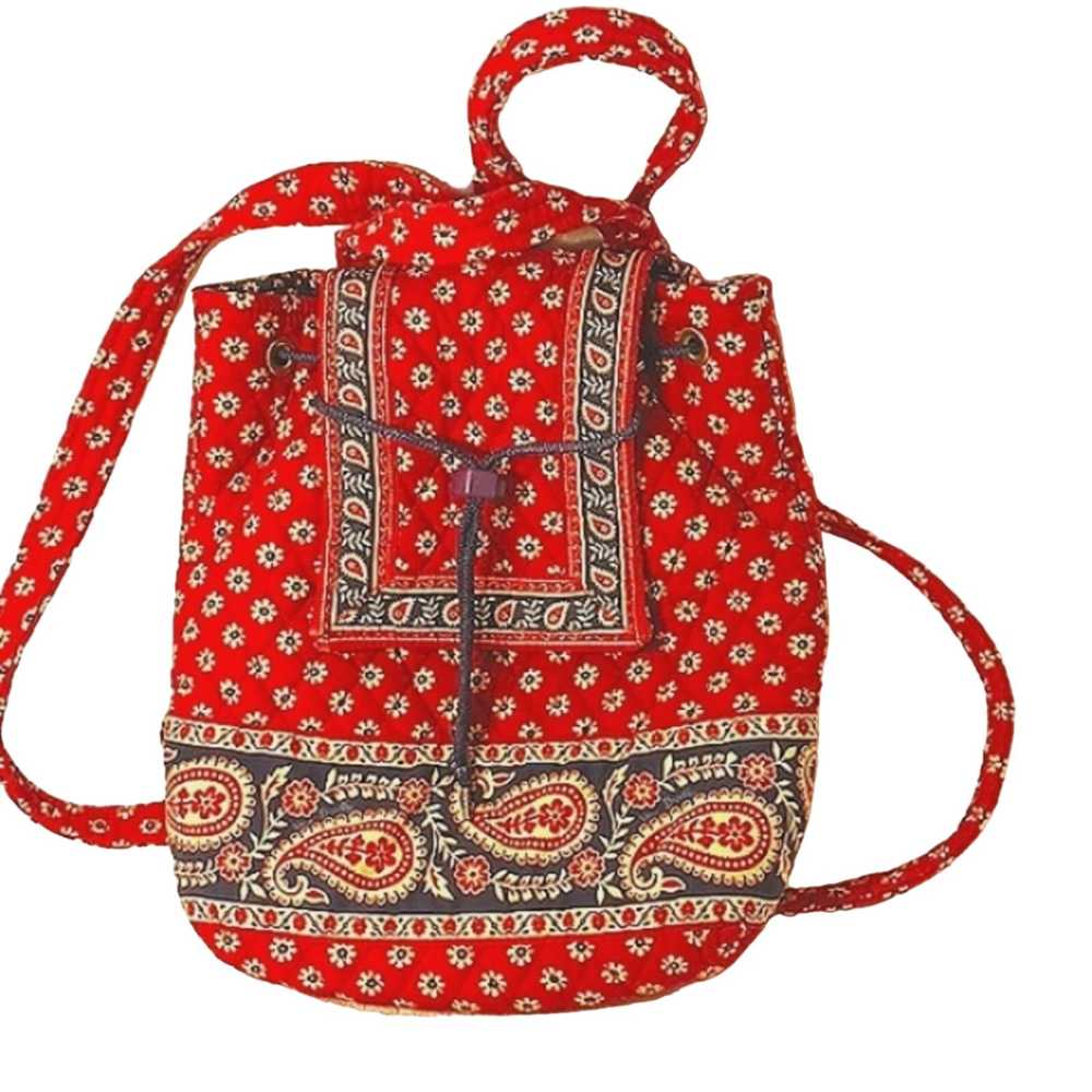 Vera Bradley Backpack VERA BRADLEY Red Blue Boho … - image 1