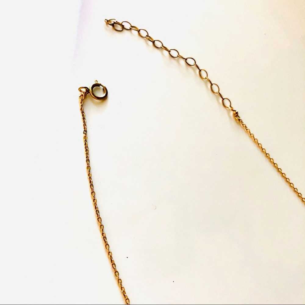 Nordstrom NEW NORDSTROM 18kt Gold Fill Chain Dain… - image 4