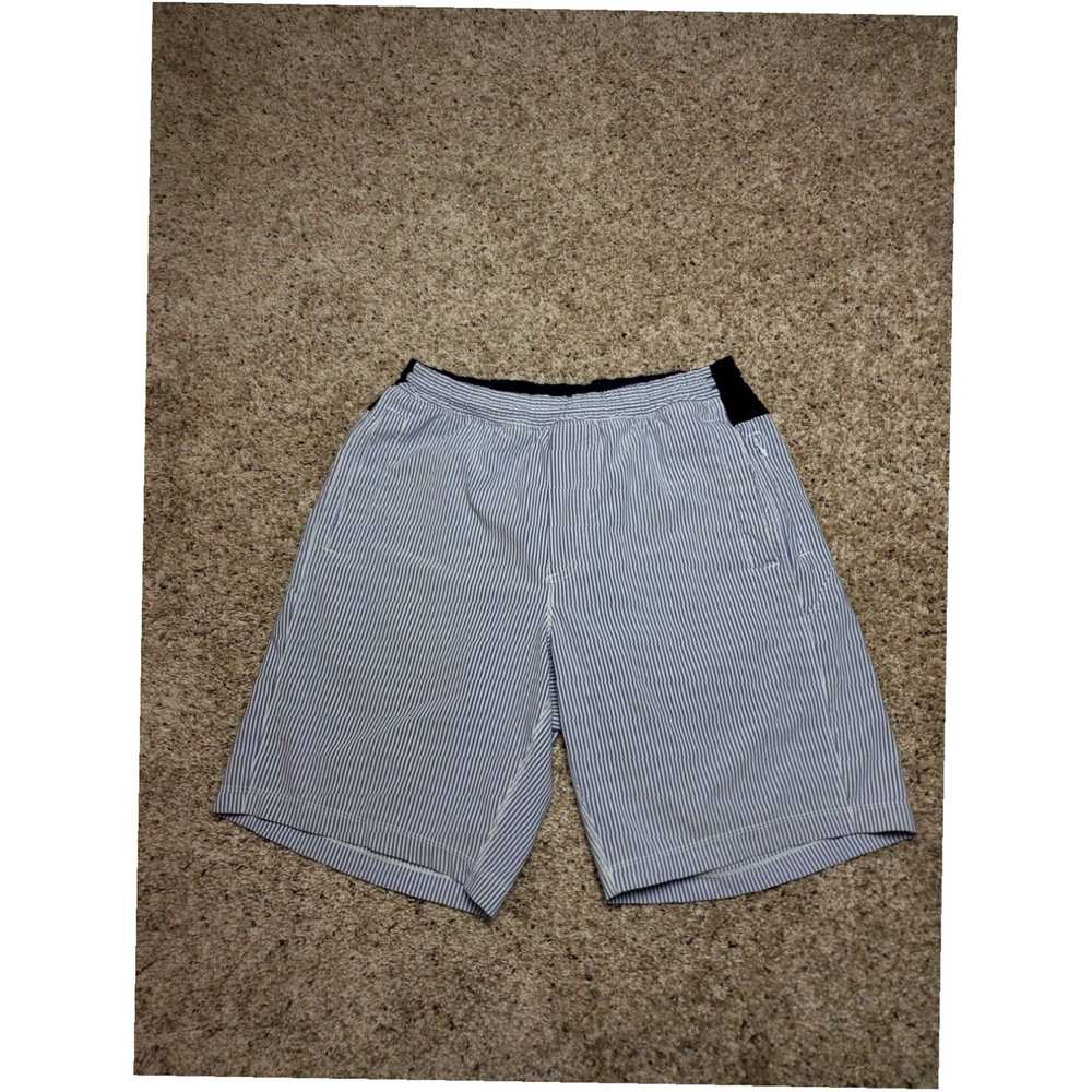 Vintage Birddogs Boom Shorts XL Mens Blue Striped… - image 1