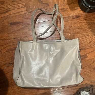 Hobo Hobo The Original Grey Real Leather Purse