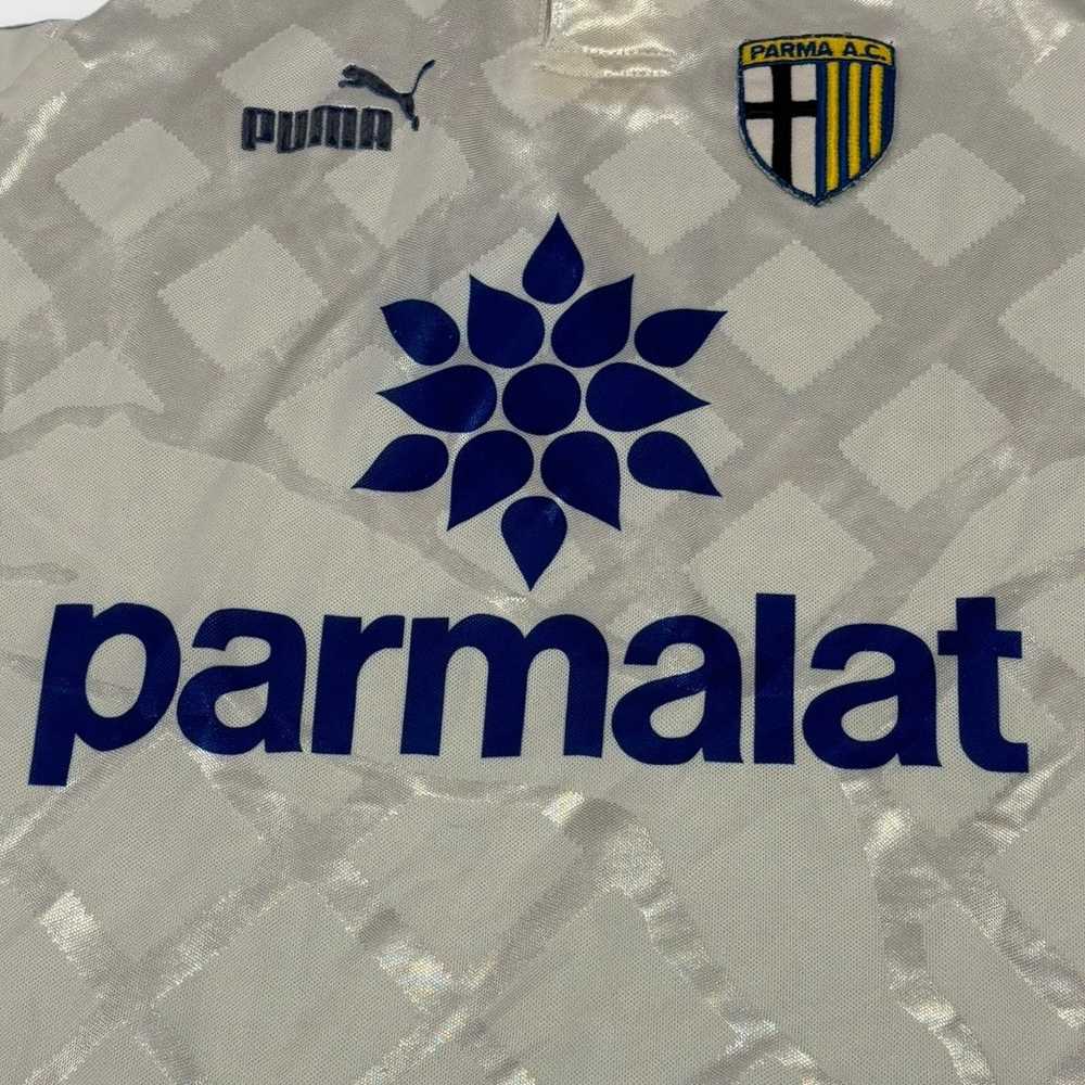 Puma × Soccer Jersey × Vintage Vintage Parma 1995… - image 2