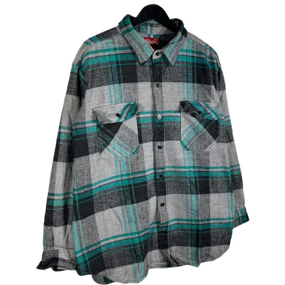 Coleman Coleman Long Sleeve Flannel Plaid Button … - image 3