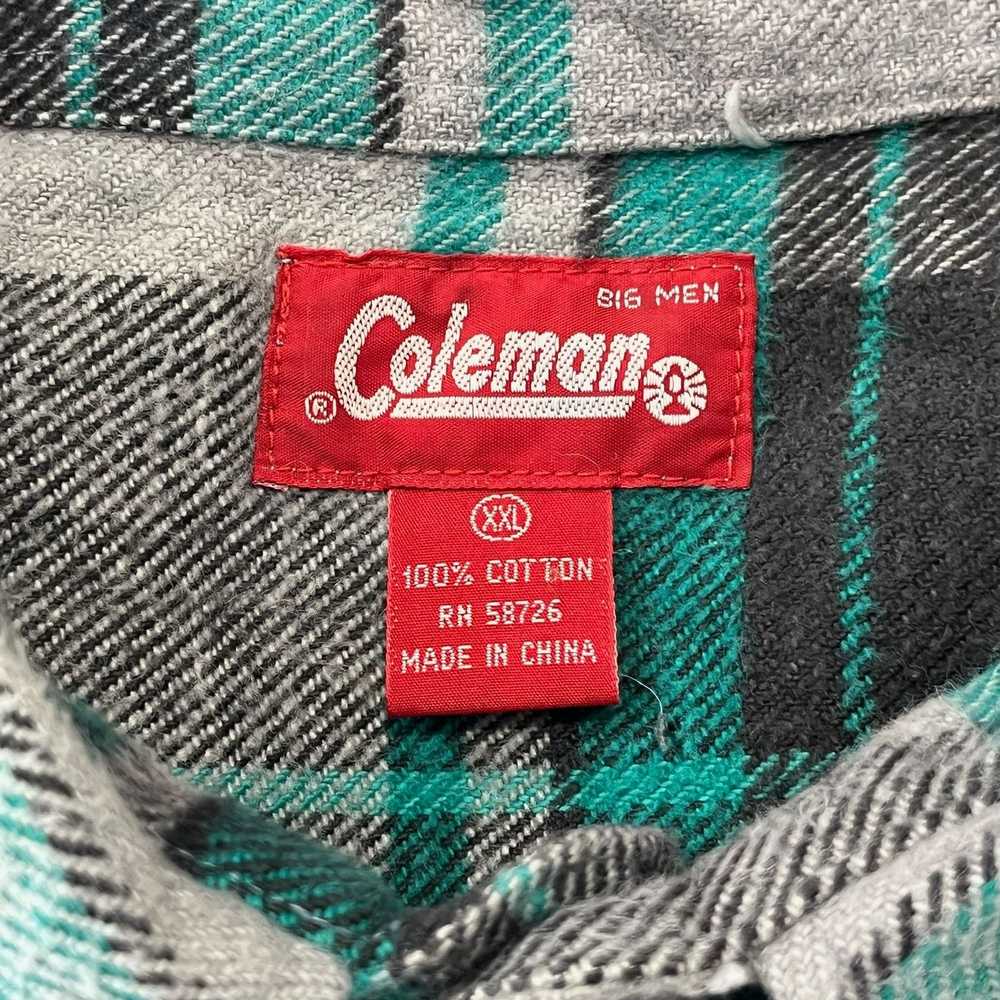 Coleman Coleman Long Sleeve Flannel Plaid Button … - image 7