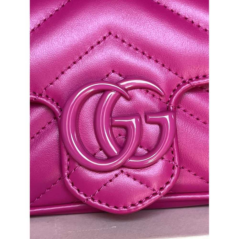 Gucci Gg Marmont Chain Flap leather bag - image 6