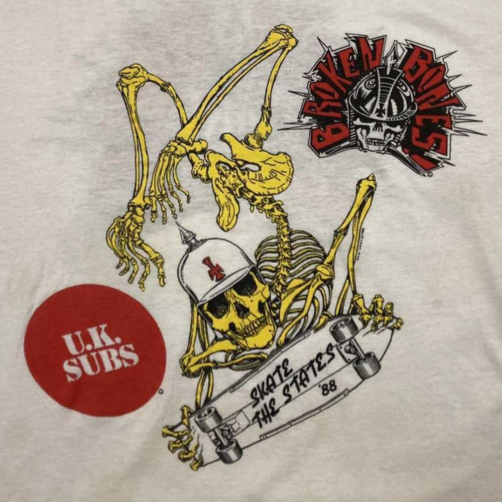 Screen Stars × Vintage VTG 80s UK Subs Broken Bon… - image 3