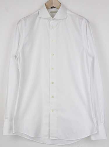 Suitsupply 39/15 1/2 Extra Slim White Cotton Cutaw