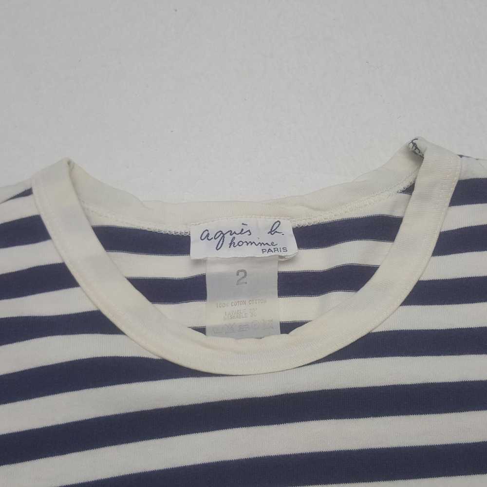 Agnes B. × Vintage Vintage Agnes B Striped Rare S… - image 3