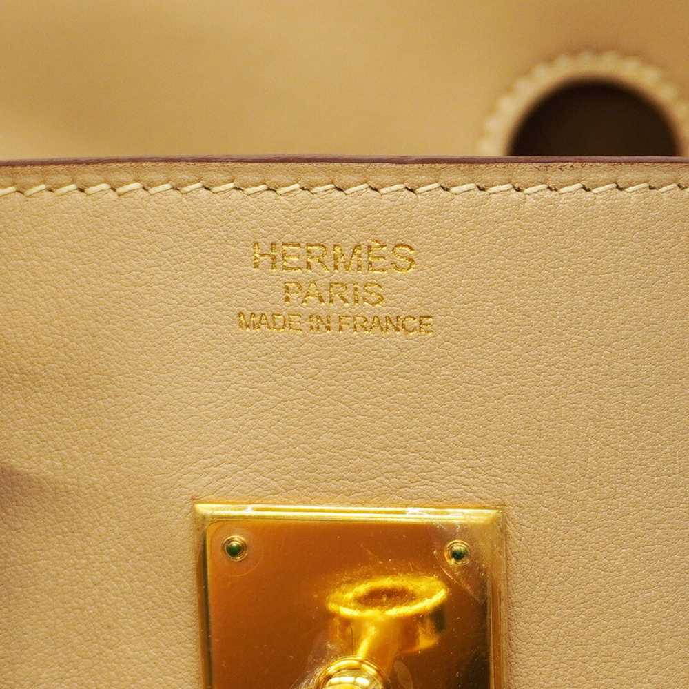 Hermes Hermes handbag Birkin 30 □L engraved Swift… - image 5