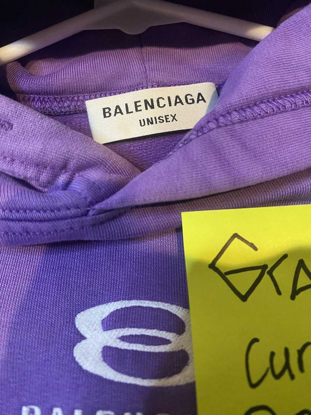 Balenciaga BALENCIAGA PURPLE FADE HOODIE - image 6