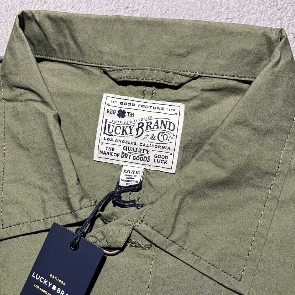 Lucky Brand Lucky Brand Shirt Mens XXL Military G… - image 6