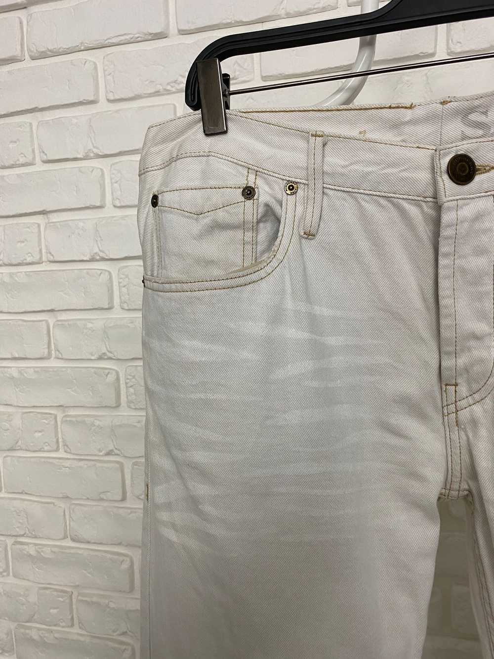 Burberry Burberry Brit Denim Pants Beige White Je… - image 4