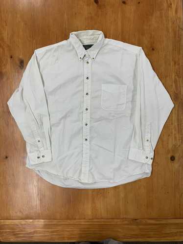 Vintage Vintage 1990s White Cotton OverShirt - image 1