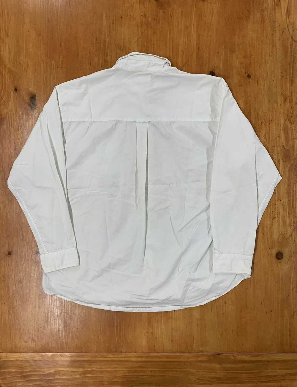 Vintage Vintage 1990s White Cotton OverShirt - image 3