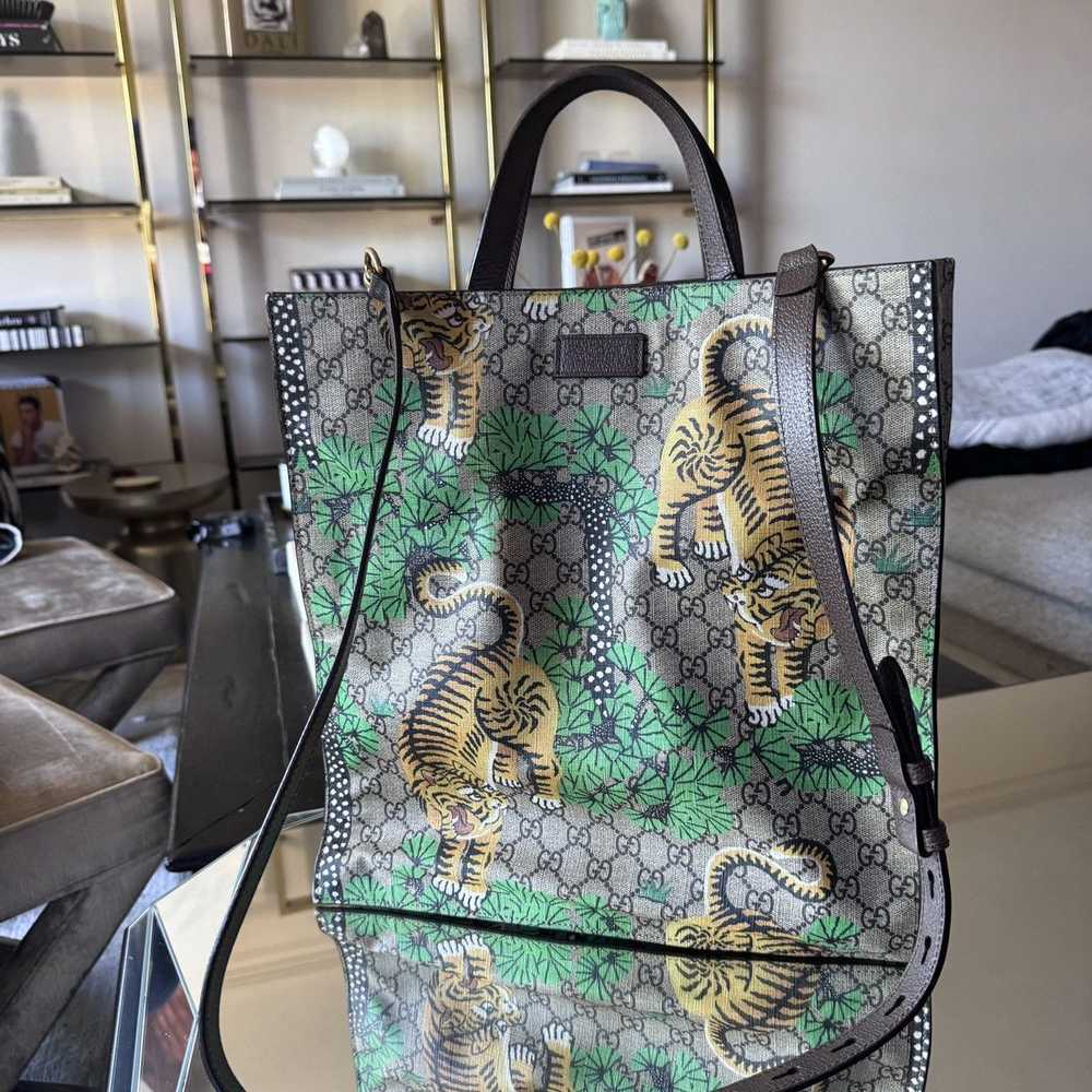 Gucci Gucci GG Supreme Bengal Tiger Tote - image 2