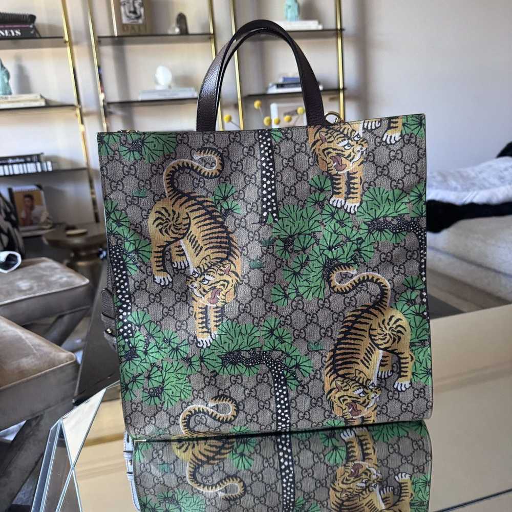 Gucci Gucci GG Supreme Bengal Tiger Tote - image 3