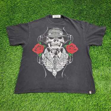 Other Vintage Skull Shirt XL 23x26 Faded Y2K - image 1