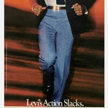 Levi's Levi's Action Slacks | Vintage 70s Blue- G… - image 1