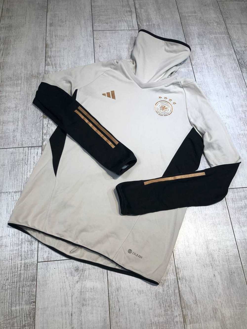 Adidas × Soccer Jersey × Sportswear hoodie German… - image 4