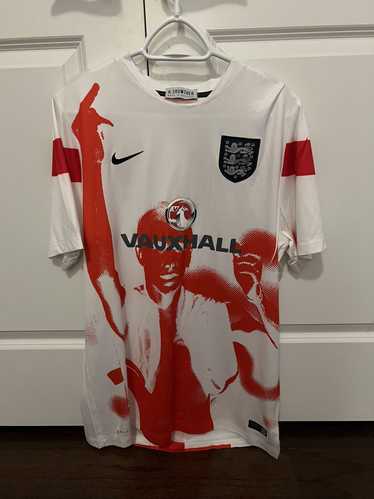 Art × Nike × Soccer Jersey 1 of 1 England art piec