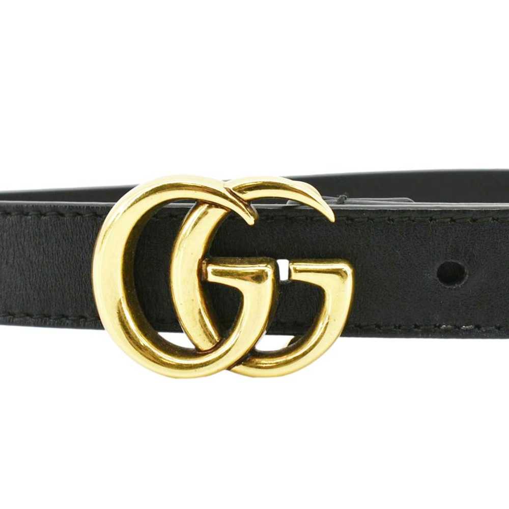 Gucci Gg Buckle leather belt - image 5