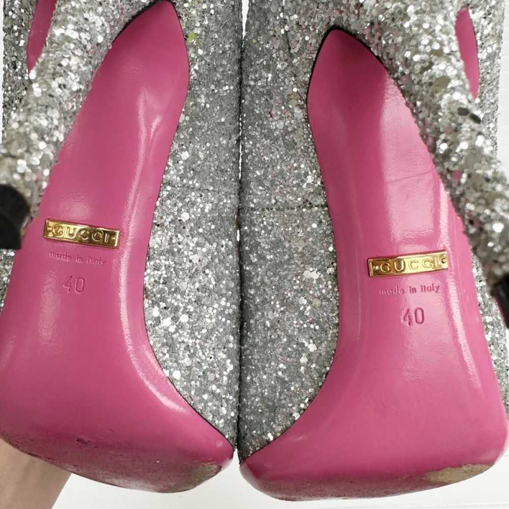 Gucci Glitter heels - image 5