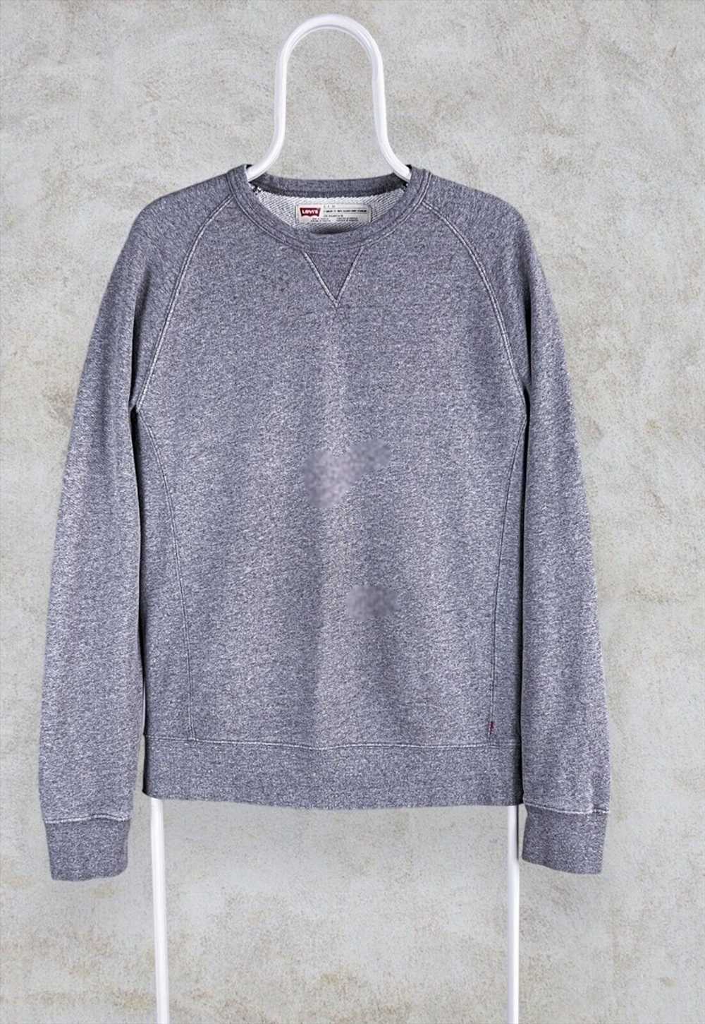 Grey Levi's Sweatshirt Pullover Mens Small - image 1